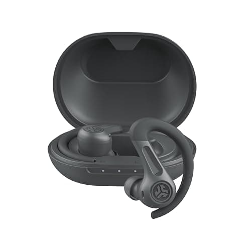JLab JBuds Sport ANC 4 True Wireless Earbuds, Hybrid ANC, Bluetooth Multipoint, 2-Mic ENC Clear Calls, IP66 Sweatproof, Graphite