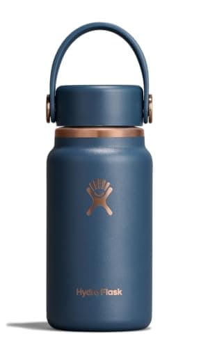 Hydro Flask Micro Bottle - Insulated Mini Leak Proof Flask for Purse or Pocket in 6.7 Oz Harbor Blue ARC