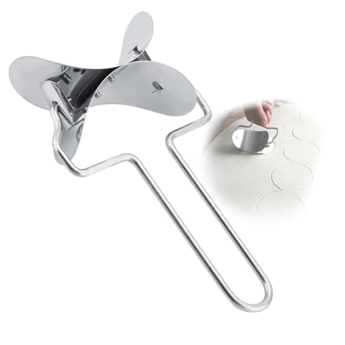 Dough Blender and Dumpling Maker - Stainless Steel Dumpling Wrapper, Dumpling wrapper cutter Circle Roller Mold Cooking Ravioli or Dumplings Utensils Kitchen Accessories