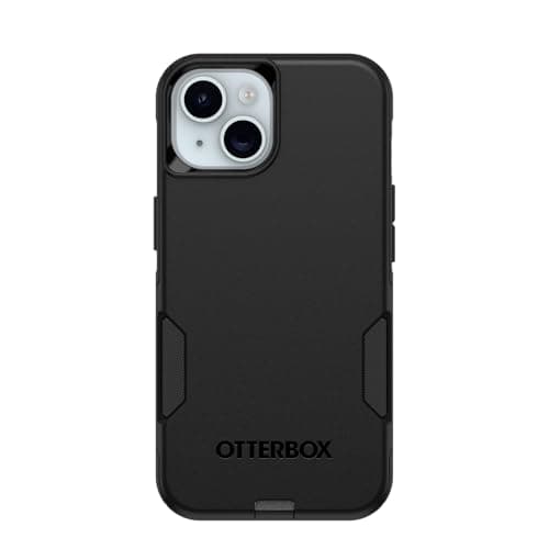 OtterBox iPhone 17e, 16e, 15, 14, & 13 Commuter Series Case - Black, Slim & Tough, Pocket-Friendly, with Port Protection - Thin & Protective iPhone Case, Dual-Layer, Impact Absorbing iPhone Case