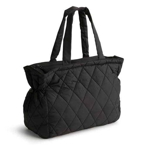 Vera Bradley Women's Featherweight Knollton Travel Tote Bag, Moonless Night, One Size