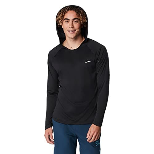 Speedo Men's Uv Swim Shirt Long Sleeve Fitness Rashguard