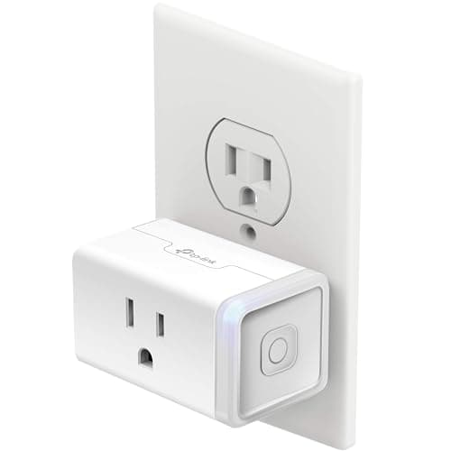 Kasa Smart Plug Mini with Energy Monitoring, Smart Home Wi-Fi Outlet Works with Alexa, Google Home, Wi-Fi Simple Setup, No Hub Required (KP115), White