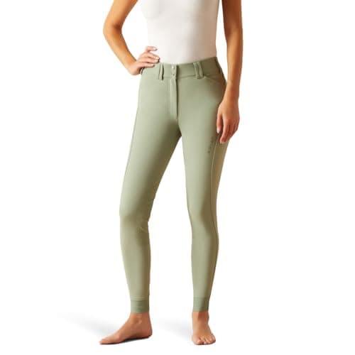 ARIAT Women's Tri Factor Grip Knee Patch Breech, Lily Pad, 30 Long