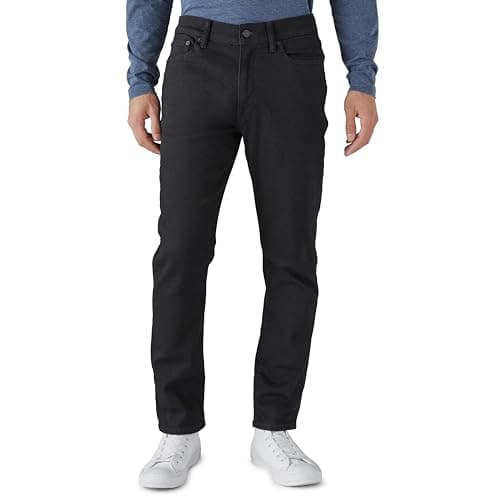 Lucky Brand 410 Athletic Fit Jeans in Black Rinse Black Rinse 34 32