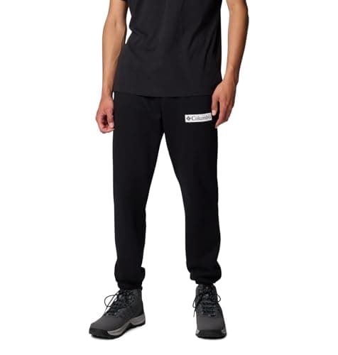 Columbia Men's Trek Jogger, Black/Puff Box Gem Logo, X-Small