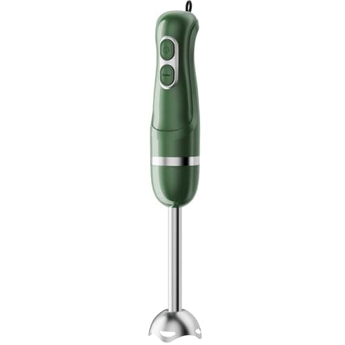 Turelar Immersion Blender Corded 400W, 2 Speed, Emulsifier, Blend, BPA-Free