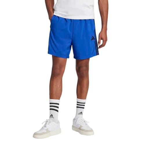 Adidas Men's Essentials 3-Stripes Chelsea 7-Inch Sportswear Shorts, Team Royal Blue/Black, Large