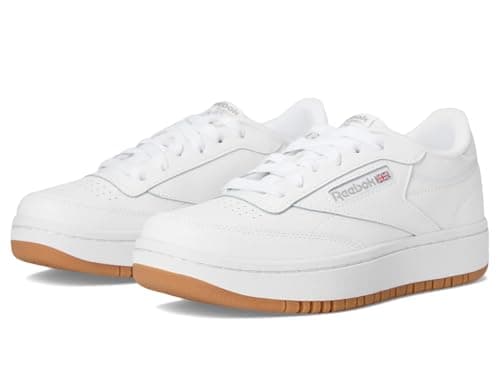 Reebok Girls Club C Double Sneaker, White, 6.5 Medium US (Big Kid)