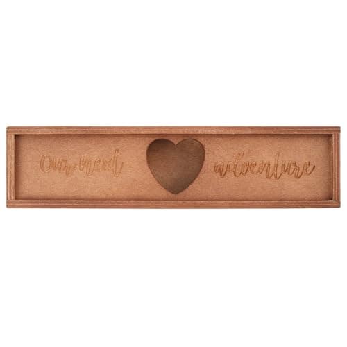 Nextpal Wooden Pregnancy Test Keepsake Box, Baby Announcement Surprise Pregnancy Reveal Memory Souvenir, for Husband Dad and Grandparents Gender Reveal Party New Parents Brown