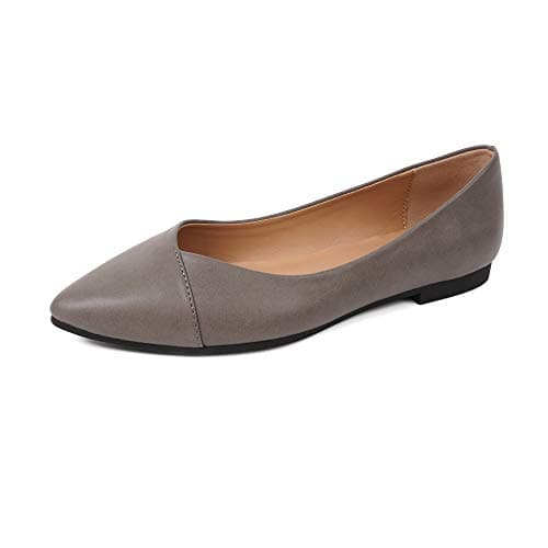 FUNKYMONKEY Women's Classic Ballet Flats Casual Comfort Slip On Flats Shoes