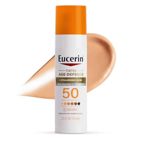 Eucerin Sun Age Defense Tinted Face Lotion SPF 50, 2.5 FL OZ