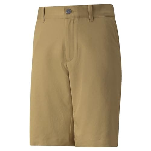 pumagolf Boy's Stretch Short, Antique Bronze, Medium