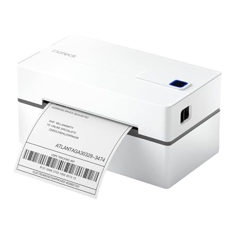 Inateck Bluetooth Thermal Label Printer, Wireless 4x6 Shipping Label Printer for Shipping Packages, Compatible with iPhone, Android, iPad, Windows, MacOS, Chrome, USPS