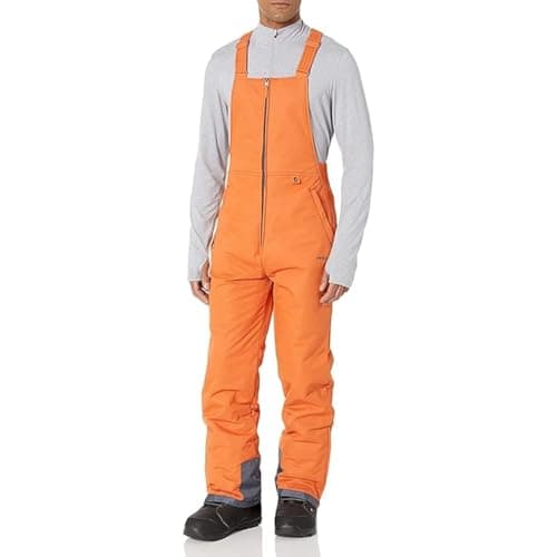 Arctix Men's Essential Insulated Bib Overalls, Burnt Ginger, XX-Large/34" Inseam