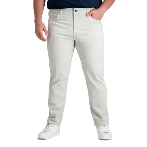 Kenneth Cole Reaction Flex Waist Slim Fit 5-Pocket Casual Pant-Regular and Big and Tall