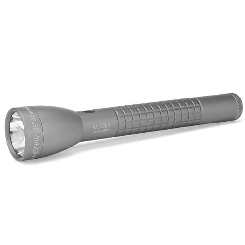 Maglite ML50LX 3-Cell C LED Flashlight, High Lumen Output, Adjustable Beam, Water-Resistant, Multi-Mode Lighting – Urban Grey