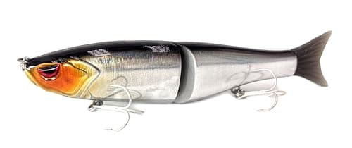 Aoluyard Glide Baits Jointed Swimbait Lifelike Fishing Lures for Bass Trout Pike Salmon Bluegill (Rainbow-4.5in/0.65oz)