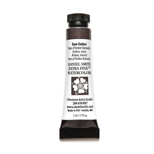 Daniel Smith 284610097 Extra Fine Watercolors Tube, 5ml, Raw Umber