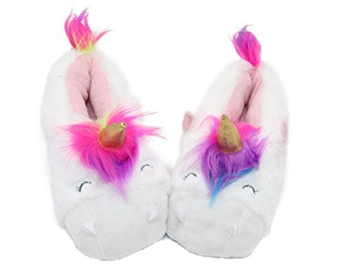 Sugmzox Girls House Slippers Cute Unicorn Warm 10-11 Little Kid