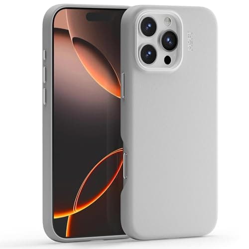 MOFT Snap Case MOVAS™ for iPhone 16 Pro Max Case, Compatible with MagSafe, Magnetic Premium Vegan Leather Phone Case with Smooth Feeling, Enduring Color Minimalist 6.9 inch Protective Case, Misty Cove