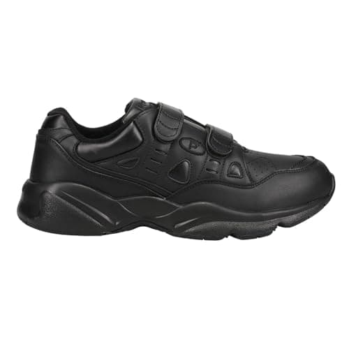 Propét Men's Sneaker Stability Walker Strap, Black, 7 3E US