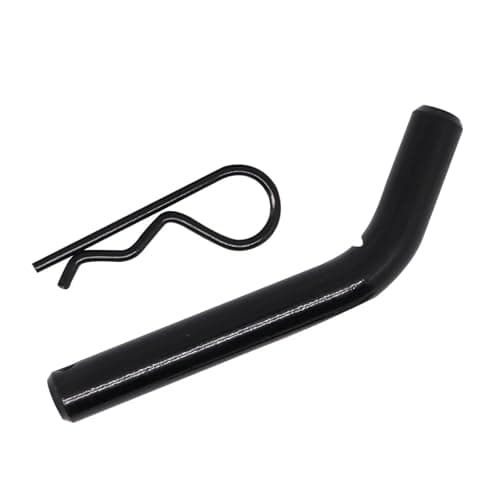 5/8-Inch Diameter, Premium Durable Trailer Hitch Pin & Clip with Grooved Head, (Black) Fits 2-1/2 or 2-Inch Heavy-Duty Receiver Trailer Hitch Pin & Clip