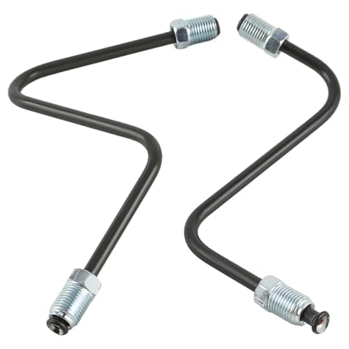 Carbhub Front Brake Tube Caliper to Flex Hose Compatible with Toyota Tacoma 2005 2006 2007 2008 2009 2010 2011 Left and Right Set Replaces Parts Number 47317-04050 47318-04110 4731704050 4731804110
