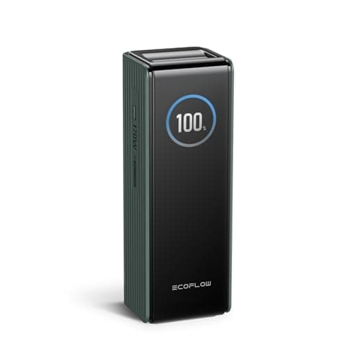 EF ECOFLOW Laptop Power Bank, 25,000mAh 170W Portable Charger with Dual 140W USB-C Ports, Smart Display, Flight-Approved for Travel, Fast Charging for iPhone 17/16 Series, MacBook, Samsung and More