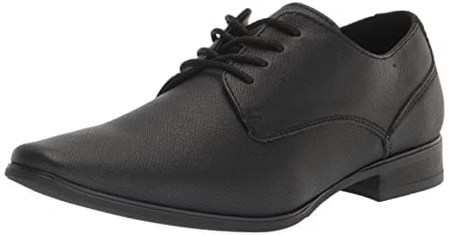 Calvin Klein Men's Brodie Loafers, Black Saffiano 002, 10