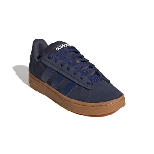 Adidas Men's Grand Court Alpha, Shadow Navy/Dark Purple/Gum, 4