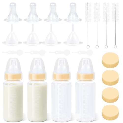 Puppy Kitten Nursing Bottle 5oz - Small Animal Feeding Kit with Nipples | Hand Feeding Supplies for Puppies, Kittens, Rabbits, Ferrets & Newborn Pets