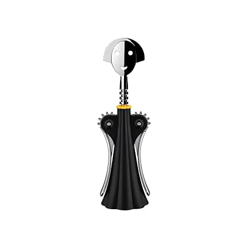 Alessi AAM01 B Anna G. - Design Corkscrew, Thermoplastic Resin and Chrome Zamak, Black