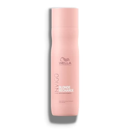 Wella Professionals Invigo Blonde Recharge Color Refreshing Shampoo | Refresh & Maintain Cool Blonde Hair Color | 10.1 Fl Oz