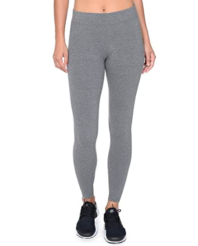 Danskin Women's Essentials Ankle Legging, Charcoal Heather, X-Small