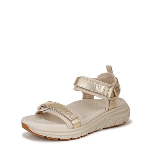 VIONIC, Women's, Walk Max Wanderer, Gold Leather, 9.5, Medium