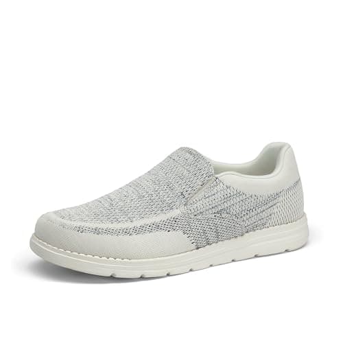 Bruno Marc Men's Slip-on Loafers Casual Lightweight Stretch Shoes,Size 10.5,Light Grey,BMUMLS2520