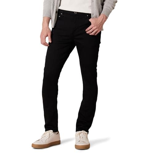 Amazon Essentials Men's Skinny-Fit Comfort Stretch Denim Jeans - Discontinued Colors, Black, 32W x 36L