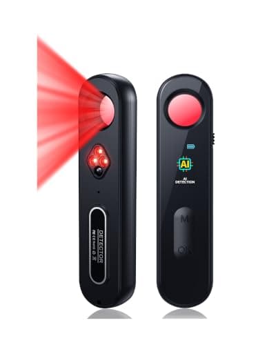 7-in-1 Hidden Camera Detectors, Auto-Detection Anti-Spy Camera Finder