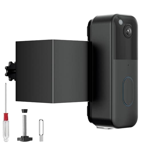 Blink Doorbell Mount No Drilling Bracket Fit for Blink Video Doorbell (1st & 2nd Gen) No Front Cover, Anti-Theft