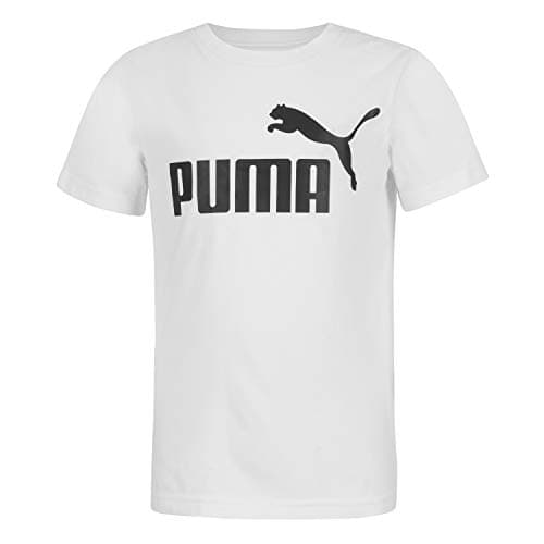 Puma Boys' No. 1 Logo T-Shirt, White, 4T