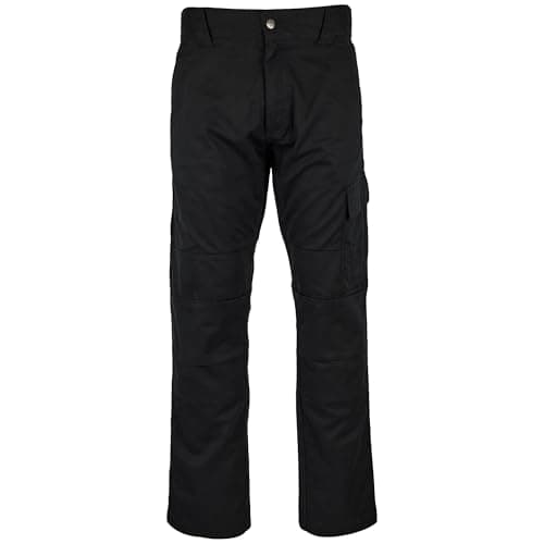 Kryptek Men’s Stalker Pant, Stealthy Camo Hunting Pant with Reinforced Knees, and Seat, Black - 3XL