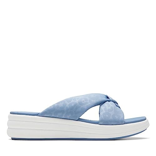 Clarks Cloudsteppers Women's Drift Ave, Denim Blue Textile, 12 Medium US