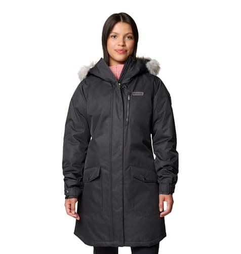 Columbia Women's Suttle Mountain Long Insulated Jacket, 2024 Black, Large