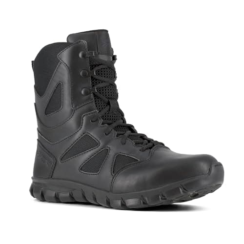 Reebok Work Men's Sublite Cushion Tactical Black Soft Toe Boots