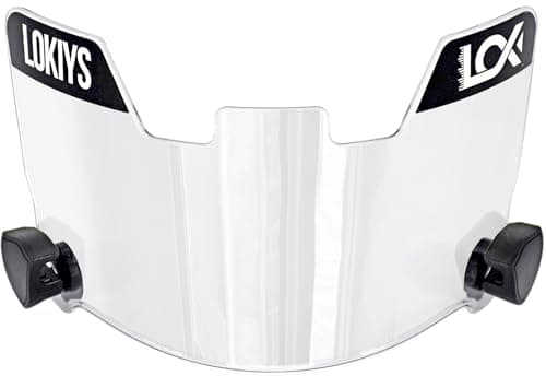 LOKIYS Football Visor - for Youth Football Helmets & Adult Football Helmets（Clear）