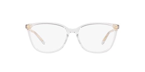 Michael Kors MK4067U Santa Clara Universal Fit Prescription Eyewear Frames, Clear/Demo Lens, 55 mm