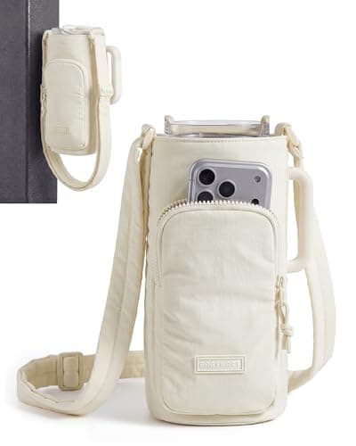 BAGSMART Magnetic Water Bottle Holder with Strap, Gym Accessories for Women