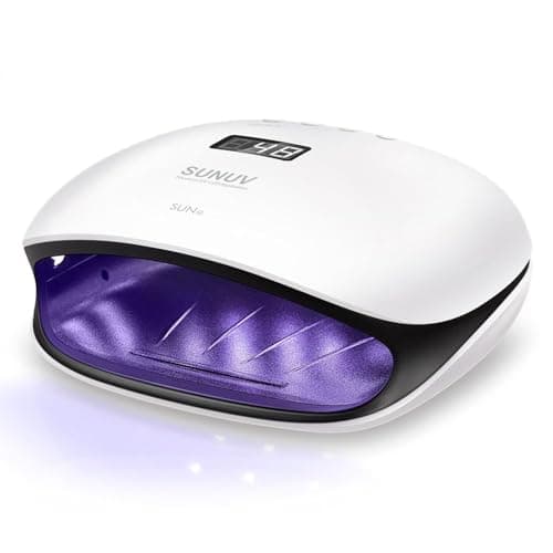 SUNUV UV LED Nail Lamp, UV Light for Nails, LCD Display, 36 LEDs SUN4 Black