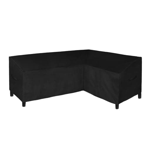 Easy-Going 600D Patio L-Shaped Sectional Sofa Cover, 85"X58", Right Facing